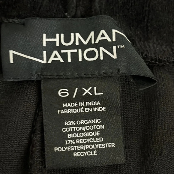 Human Nation Vision Pant in Velour in Black - NWOT - Size XXL Women's XL Men's - Picture 8 of 11